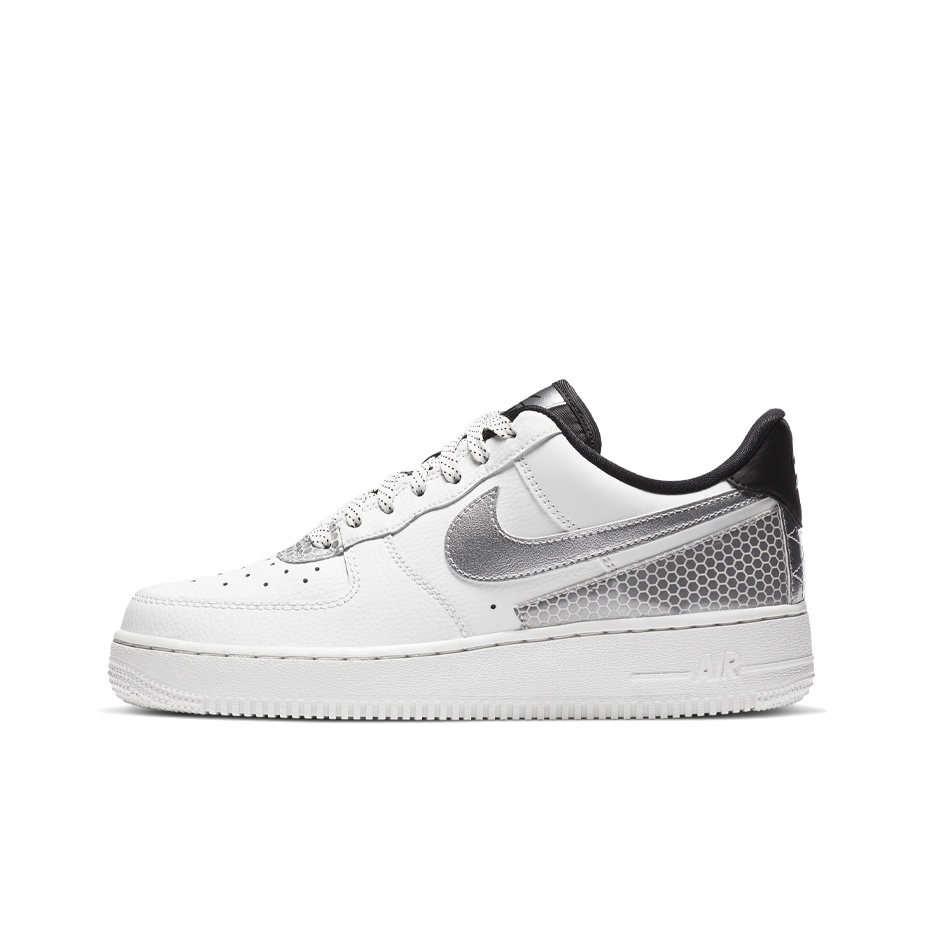 nike air force 1 silver check
