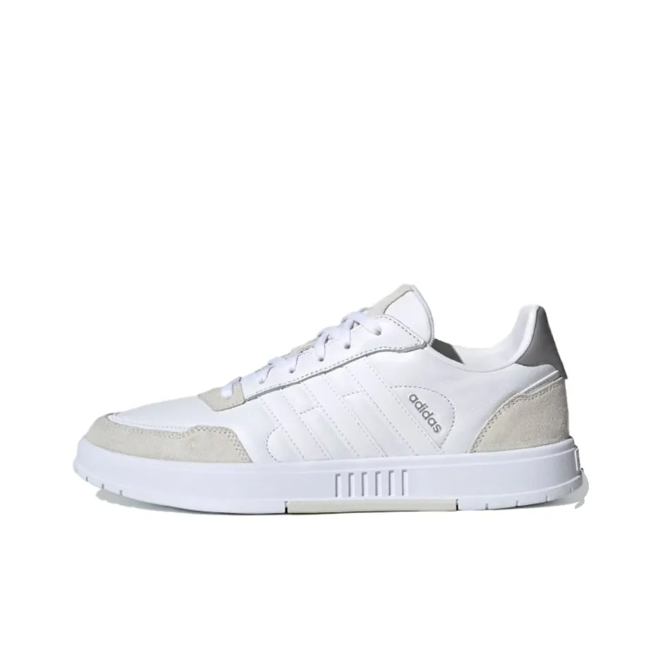 Adidas Neo Courtmaster Low Топ Скейтборд Кроссовки Мужские Белые Серые