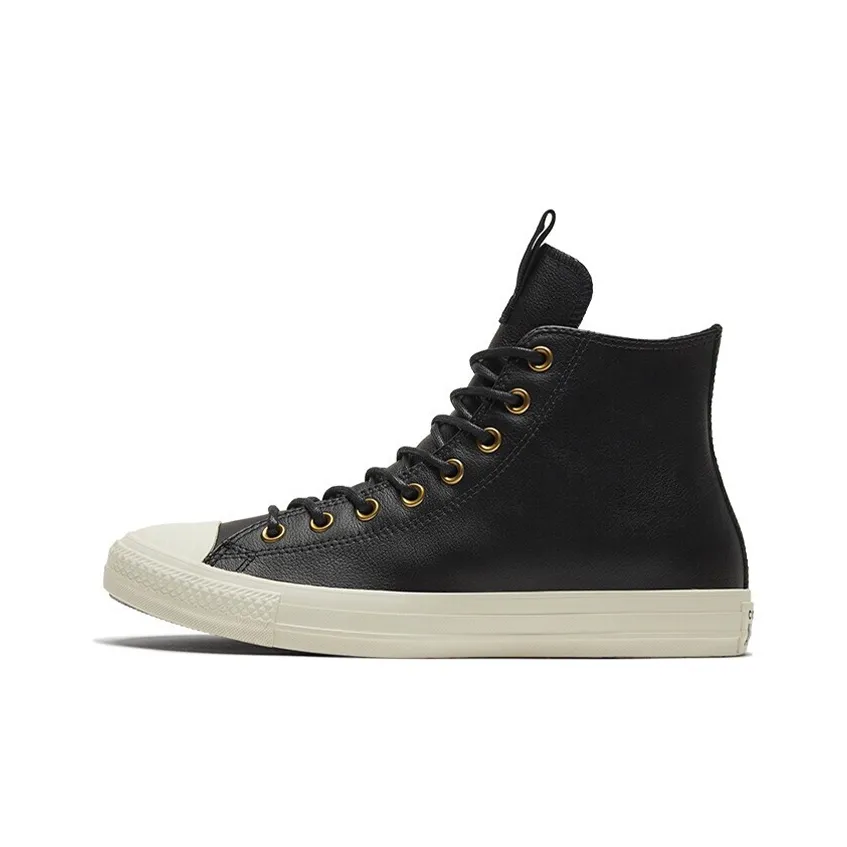 Converse Chuck Taylor All Star Slip-Resistant Abrasion-Resistant High-Top Skateboard Shoes Unisex Bright Black