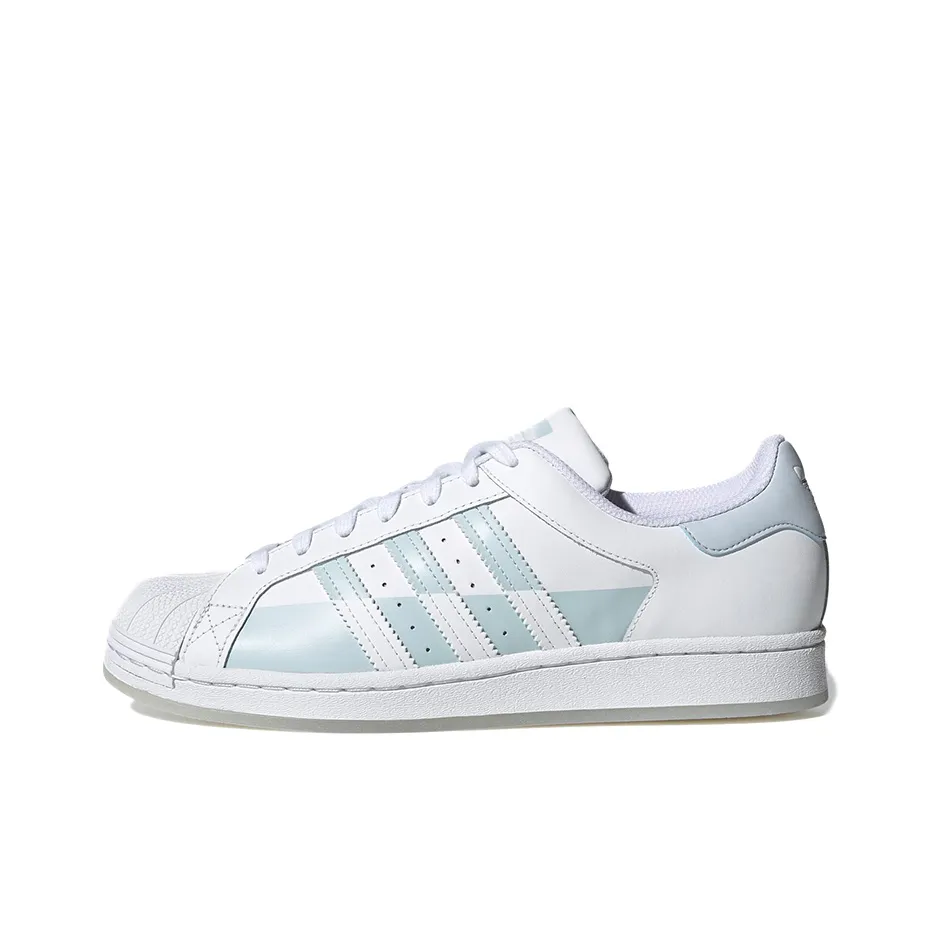 Adidas Originals Superstar Shoes 'White Light Blue'