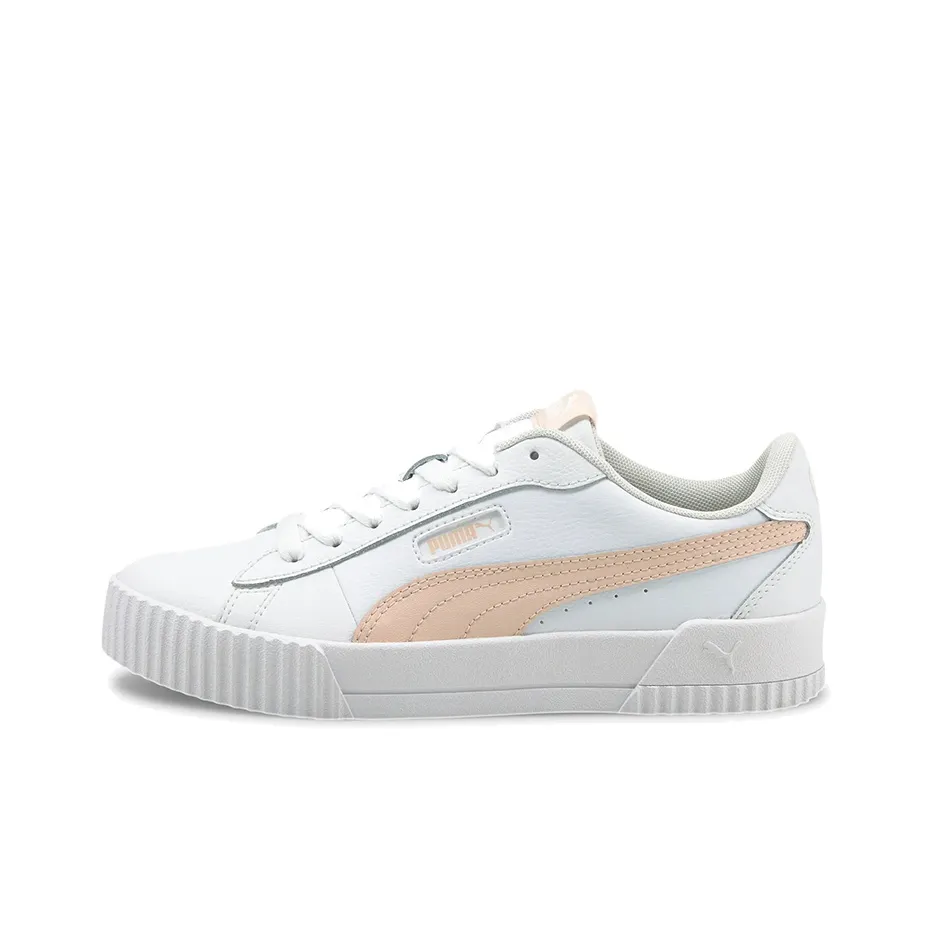 PUMA Carina Crew White/Orange Women's
