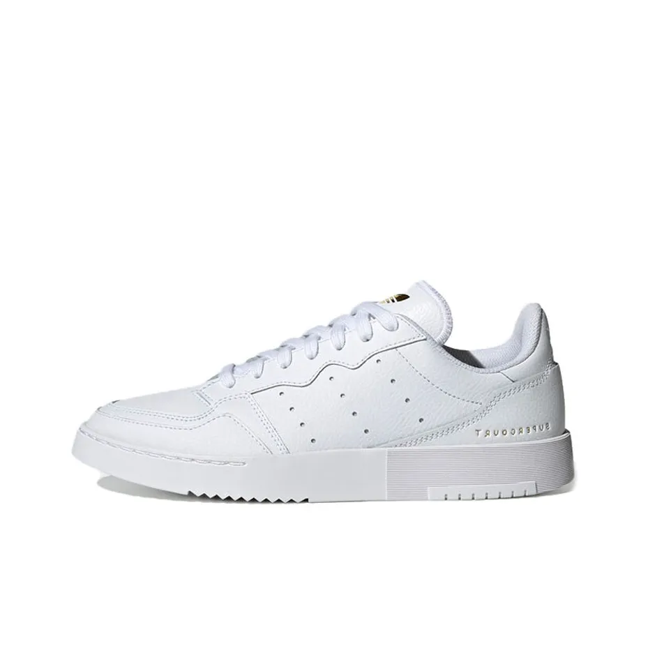 Adidas Originals Super Court Slip Resistant Abrasion Resistant Легкий Низкий Топ Кроссовки для скейтбординга Унисекс Белый