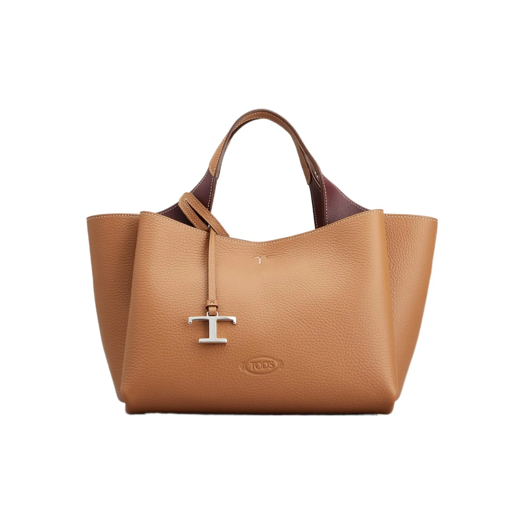 TOD'S Logo Plaque Top Handle Bag