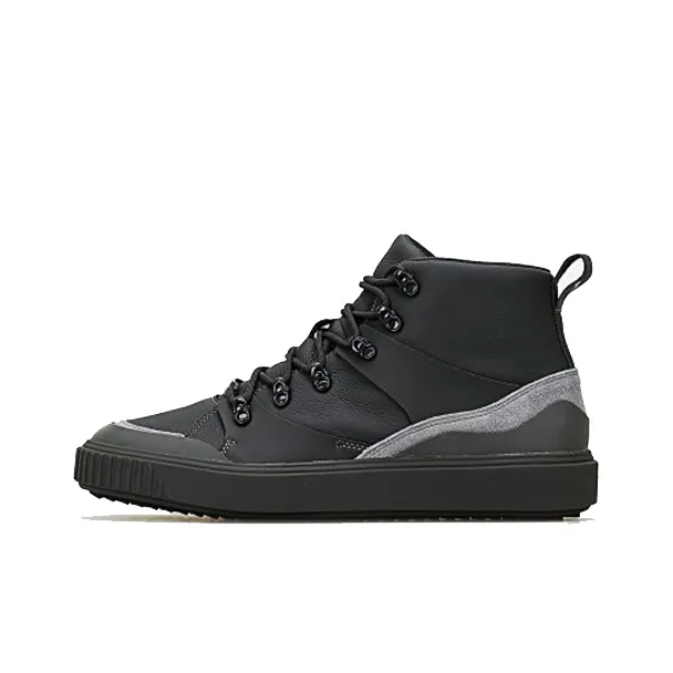 Han Kjobenhavn X PUMA Court Breaker MID Топ Скейтборд Кроссовки Унисекс Черный Белый