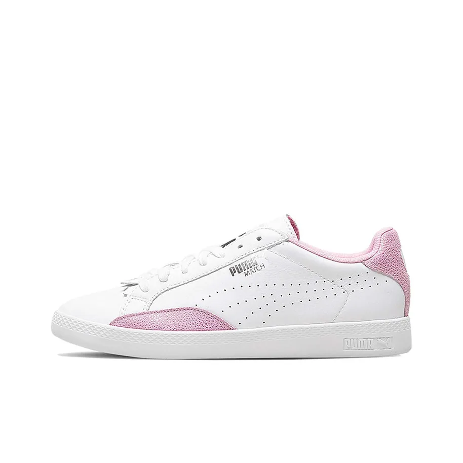 PUMA Match Lo Reset Casual Shoes White/Pink Women's