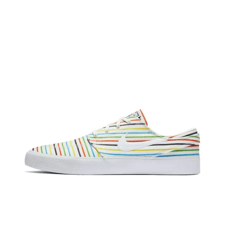 Nike Sb Zoom Stefan Janoski Canvas Multi Color Pinstripes