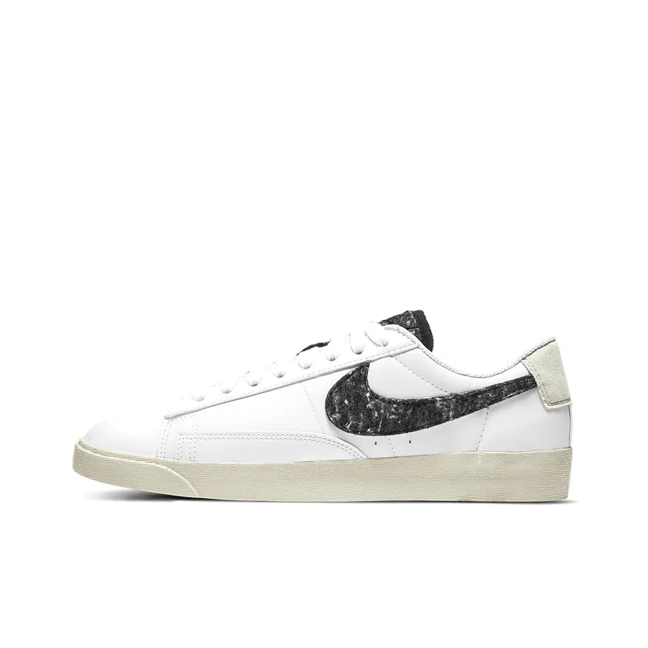 Nike Blazer Low Se 'Recycled Wool Pack   White Black' Women's