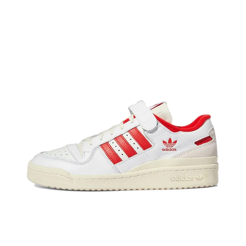 Adidas Originals FORUM 84 Low Топ Скейтборд Кроссовки Унисекс Белый Красный