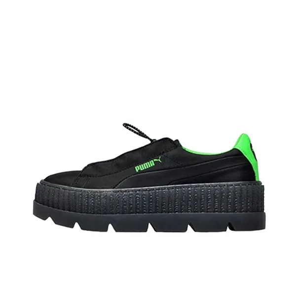 PUMA Cleated Creeper Surf Rihanna Fenty Black Green Women's