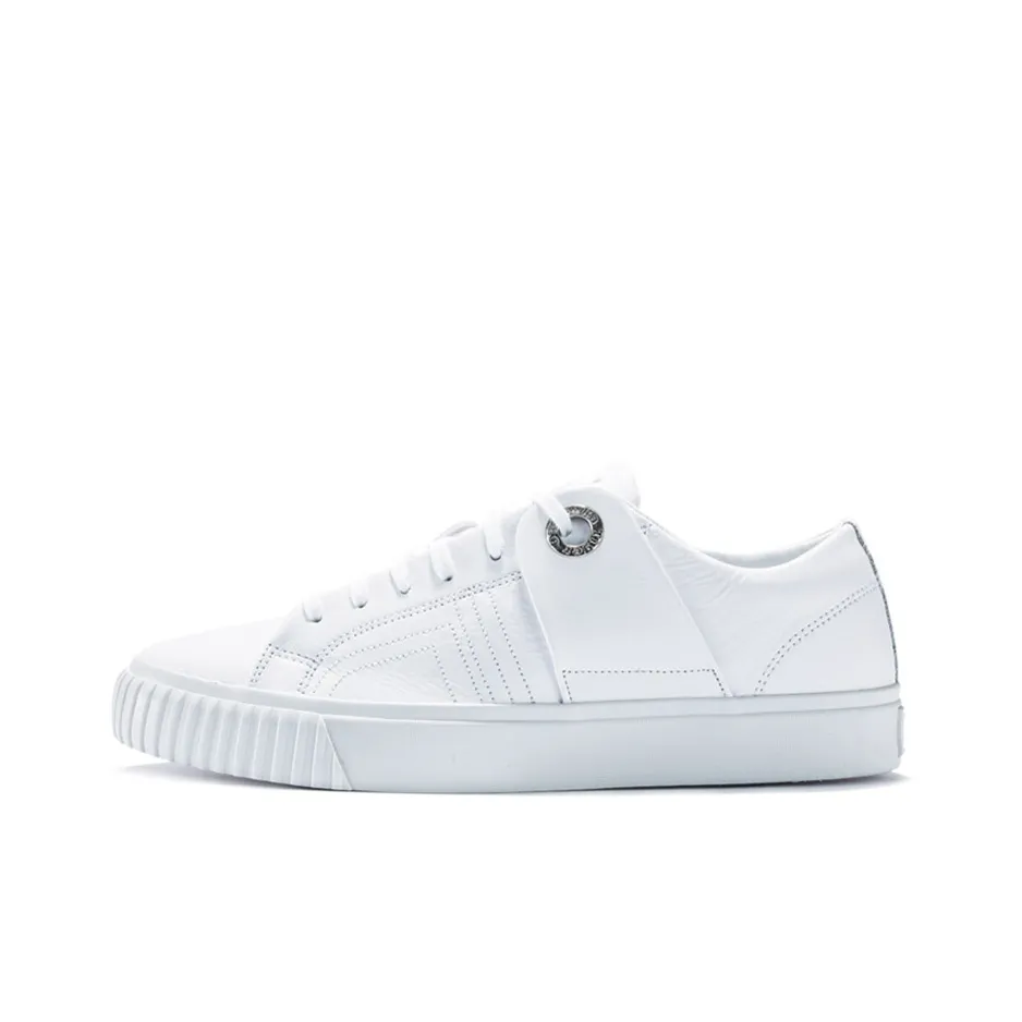 Onitsuka Tiger OK Basketball Wear Resistant Low Top Skateboard Shoes Women's White