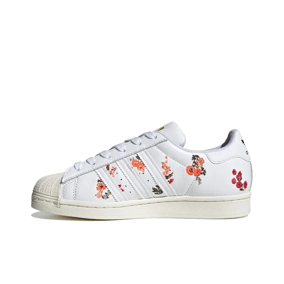 Adidas Women's Superstar 'White Floral'