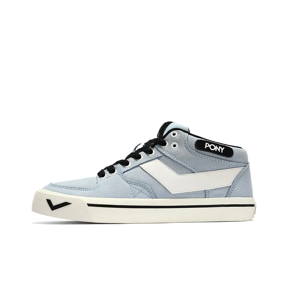 PONY Atop Breathable And Wear resistant Low Top Skateboard Shoes Women's Pink Blue
