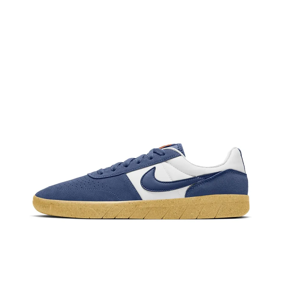 Nike SB Team Classic Slip-on Low Top Скейтборд Кроссовки Unisex Синий Белый Коричневый
