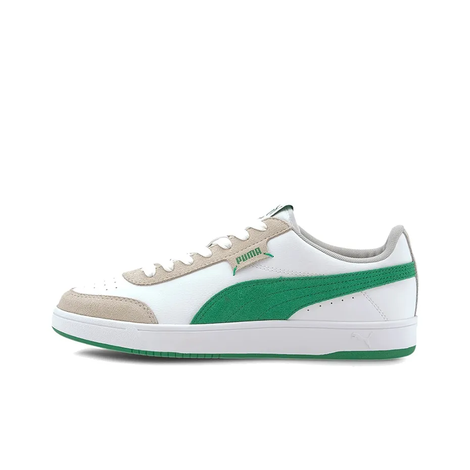PUMA Court Legend Lo 'White Green Brown'