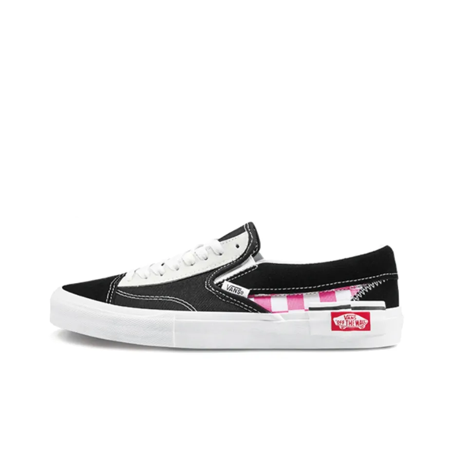 Slip On Classic lavanda vans Cap 'Checkerboard Black Pink'