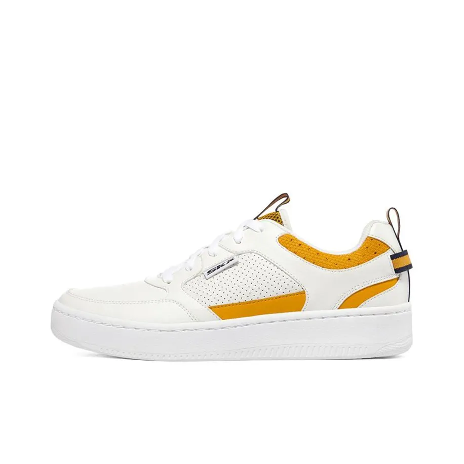 SKECHERS SPORT Court 92 Low Топ Скейтборд Кроссовки Мужские Белый Желтый