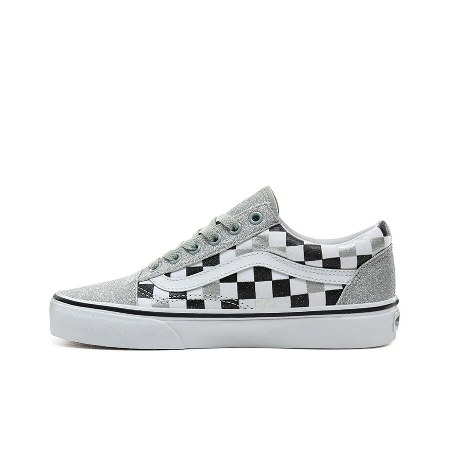 Vans Old Skool Glitter Checkerboard Women's