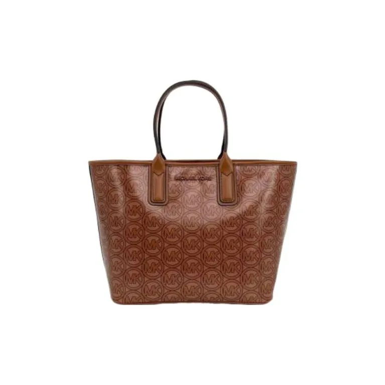 MICHAEL KORS Leather Tote Bag Shopping Bag Handbag Small Size Women's Caramel