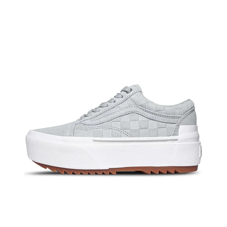 Old Skool Vans Stacked 'Embossed Checkerboard High Rise' Women's