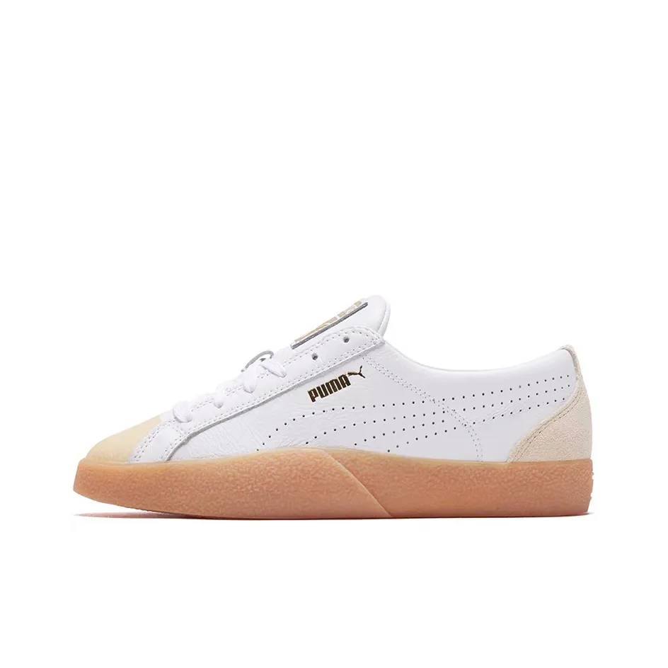 PUMA Love Skateboard Shoes Women's Low-Top White