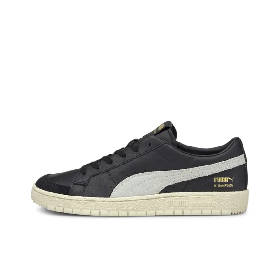 PUMA Ralph Sampson Low Топ Скейтборд Кроссовки Мужские Черные Белые