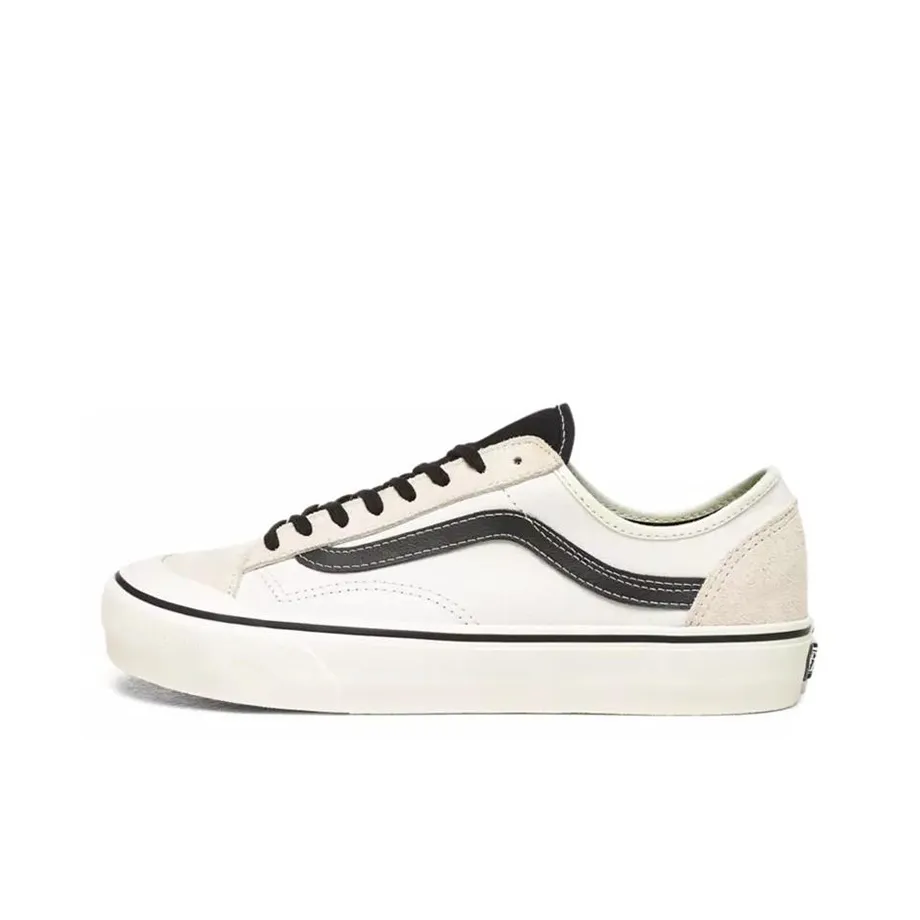 VANS Style 36 Decon Surf Легкий и Износостойкий Низкий Топ Скейтборд Кроссовки Унисекс Экрю