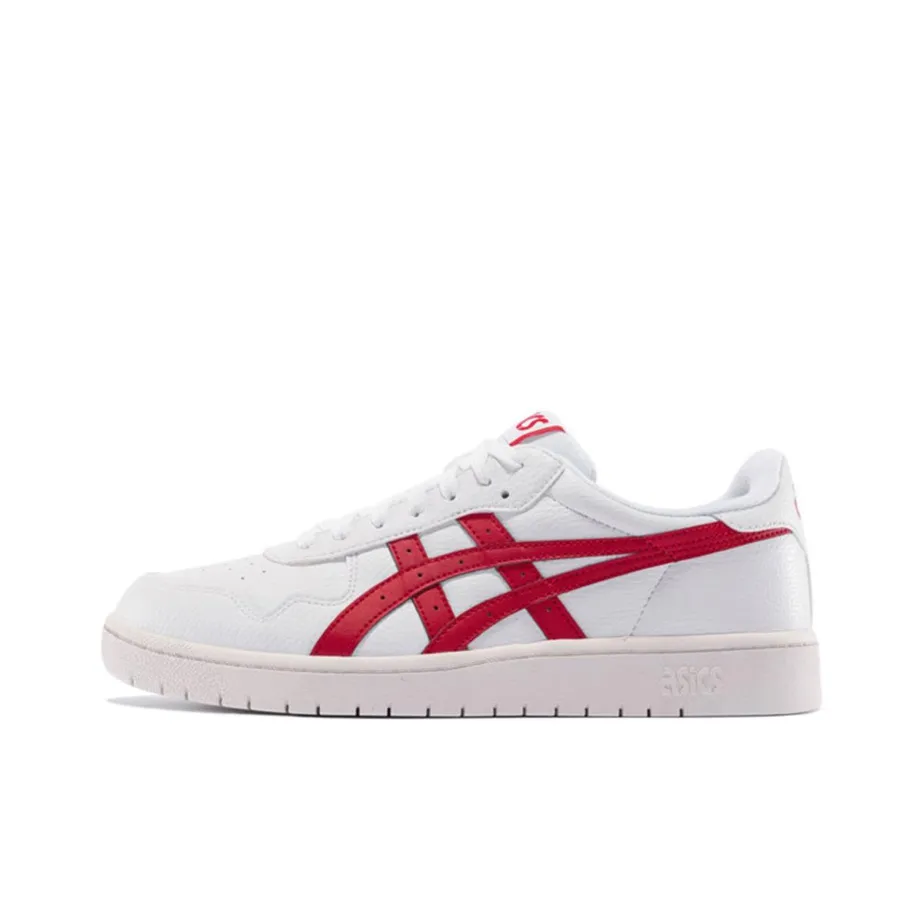 Asics JAPAN S Skateboard Shoes Unisex Low-Top White/Red