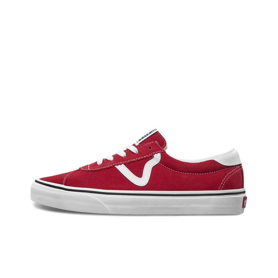 womens red vans shoes