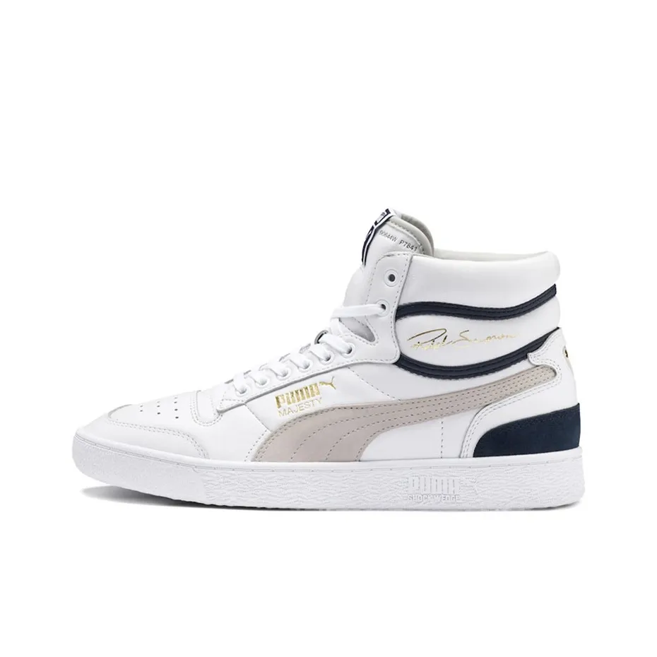 PUMA Ralph Sampson Mid Og White Grey Violet Peacoat