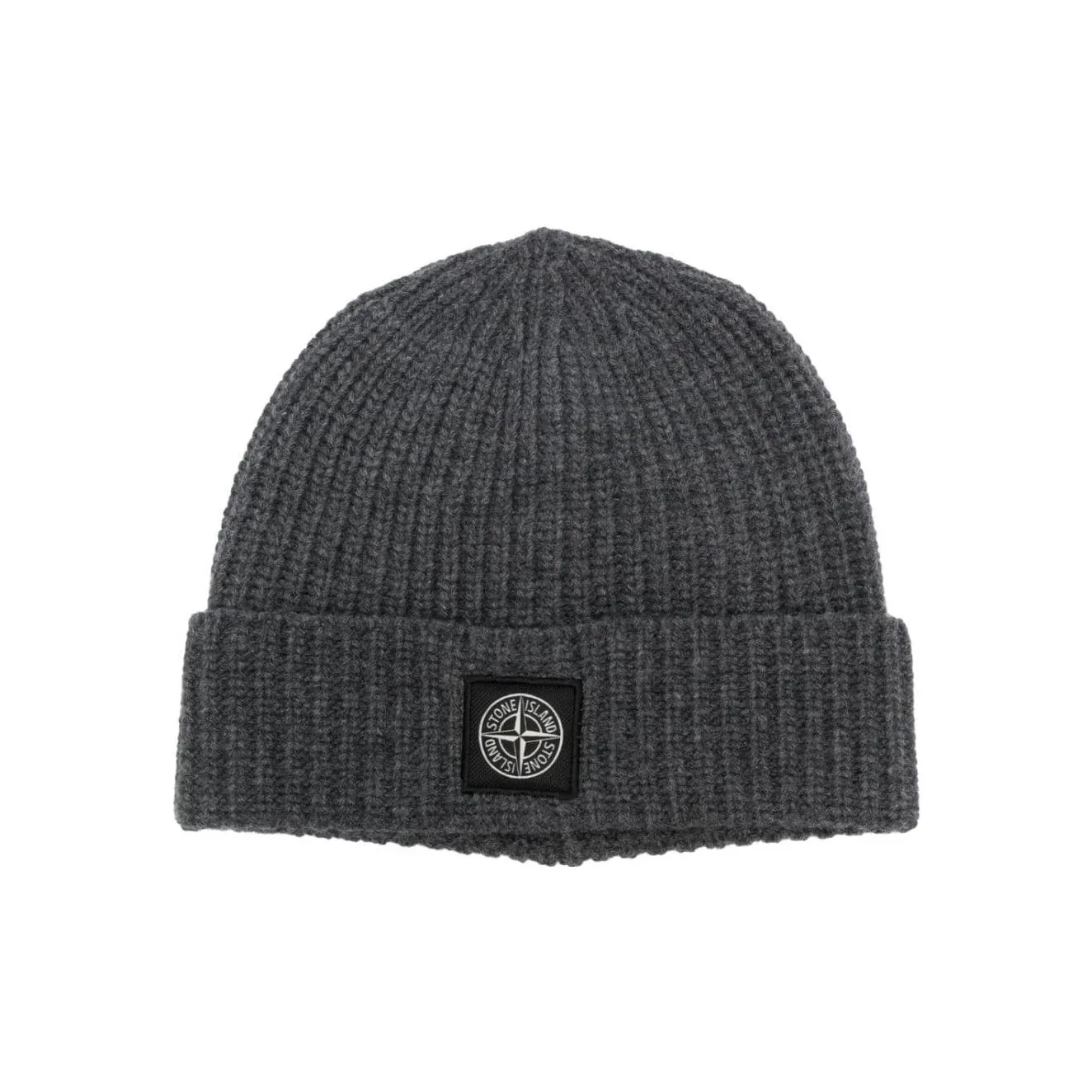 STONE ISLAND Шерсть Бини Темно-Серый Мужской