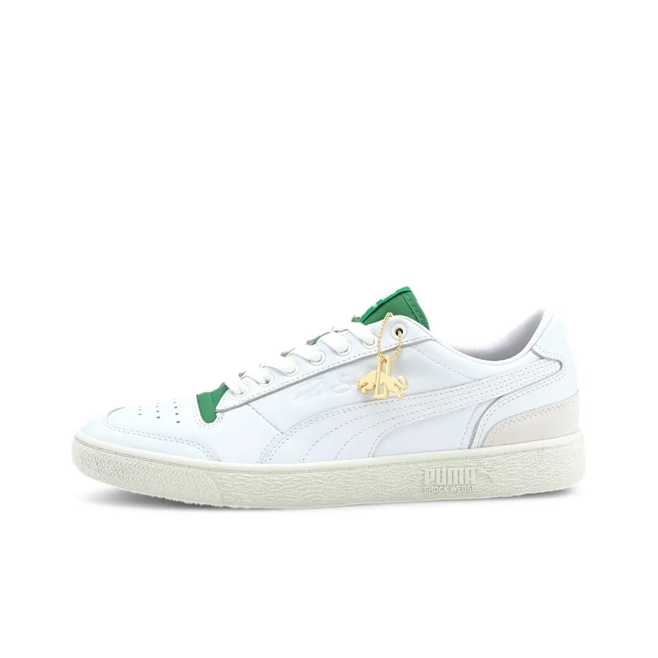PUMA Ralph Sampson Skateboard Shoes Unisex Low Top White Green