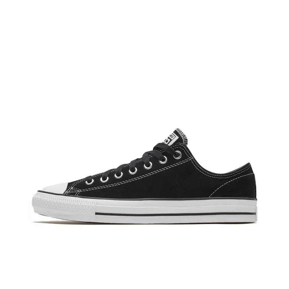 Converse Chuck Taylor All Star Slip-Resistant Shock Absorbers Lightweight Low-Top Skateboard Shoes Unisex Black Конверс Чук Тайлер Ол Стар Слип-Резистент Шок Абсорбер Легкий Низкий Топ Скейтборд Кроссовки Унисекс Черный