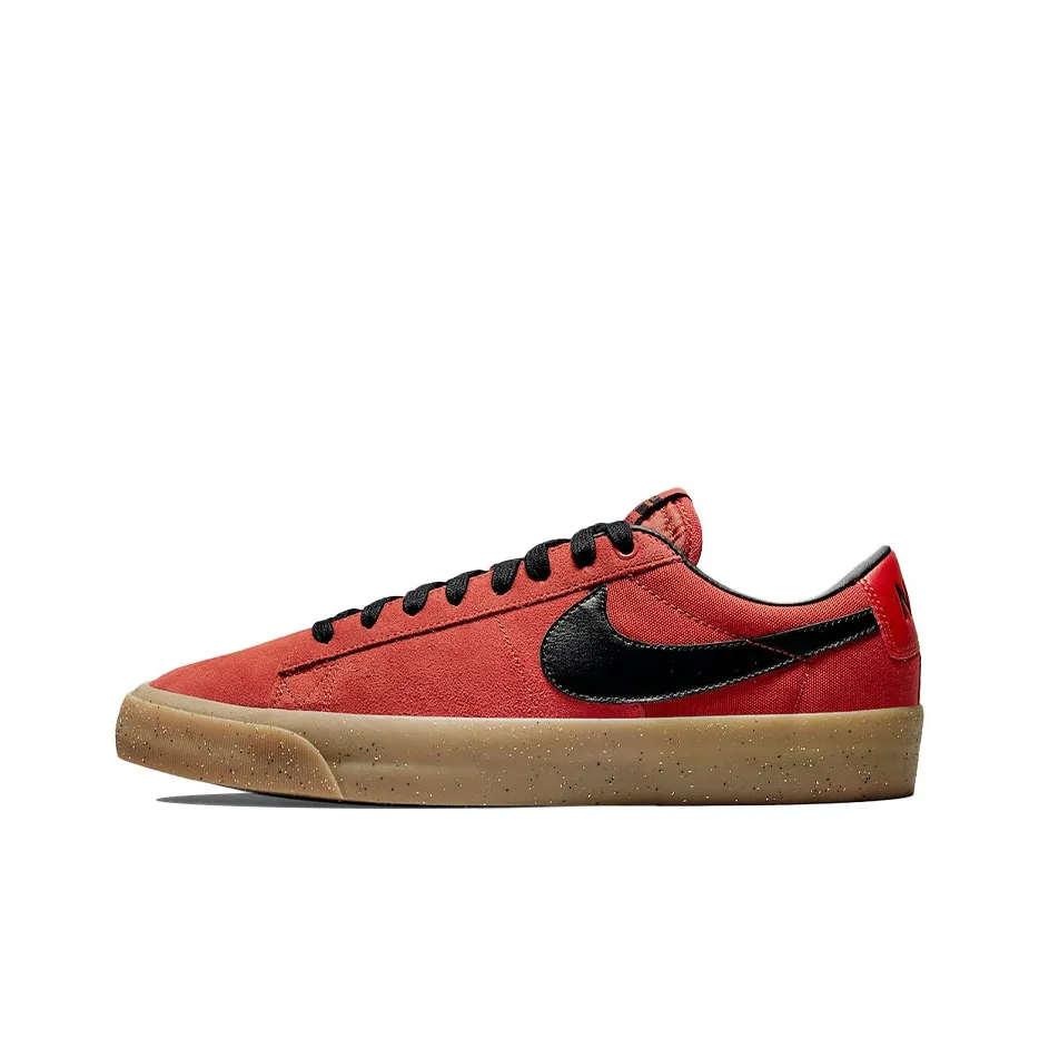 Nike Blazer SB 'Grant Taylor' Slip-resistant Abrasion-resistant Lightweight Low-top Skateboard Shoes Unisex Red Найки Блейзер SB 'Грант Тейлор' Противоскользящие Устойчивые к истиранию Легкие Низкие Кроссовки для скейтбординга Унисекс Красный