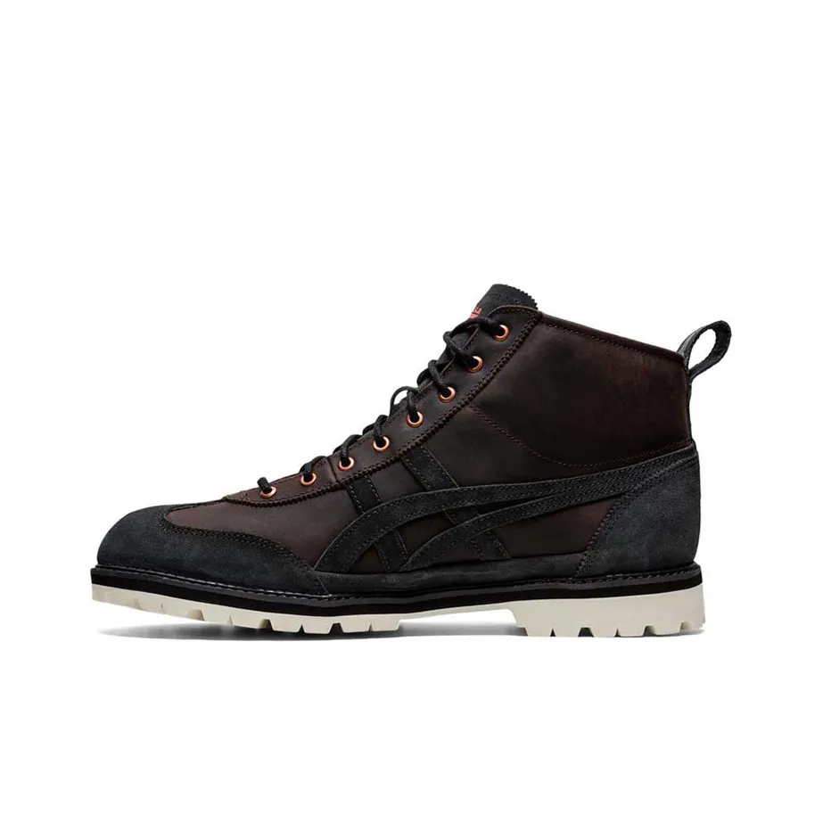 Onitsuka Tiger Rinkan Тигр Boot Slip-Resistant Abrasion-Resistant High Top Skateboard Shoes Unisex Black -> Onitsuka Tiger Rinkan Тигр Boot противоскользящие устойчивые к истиранию высокие топовые скейтбордические кроссовки унисекс черные