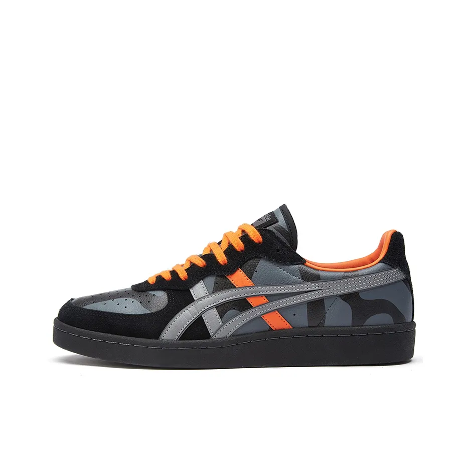 Onitsuka Tiger GSM Low Топ Скейтборд Кроссовки Унисекс Черный Оранжевый