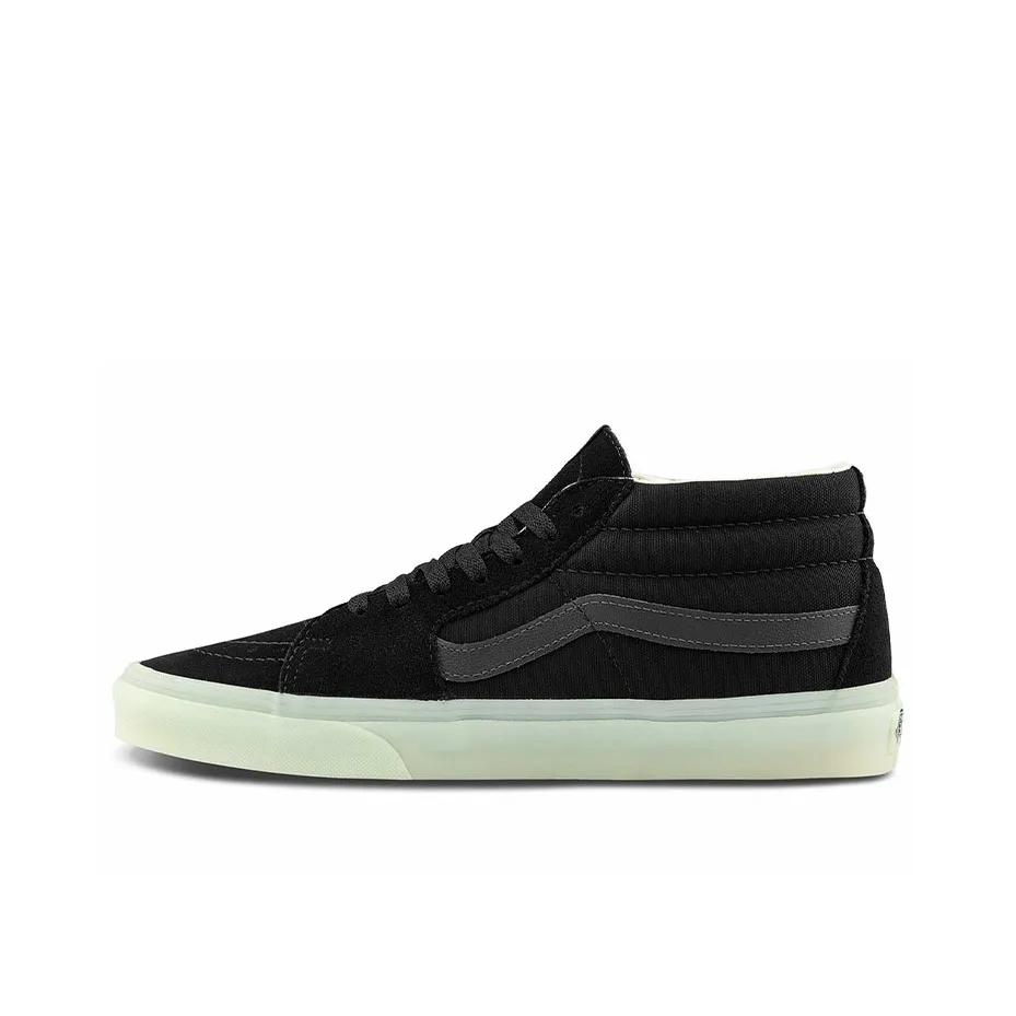 VANS SK8 Легкий MID Топ Скейтборд Кроссовки Унисекс Черный