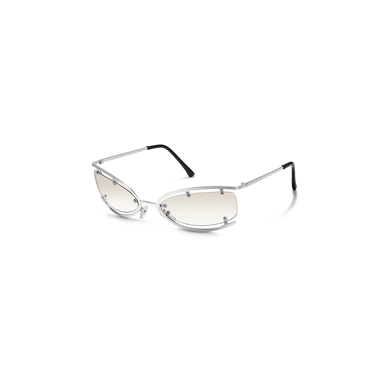 MUYKUY Сплав Кошачий глаз Солнцезащитные очки Женские