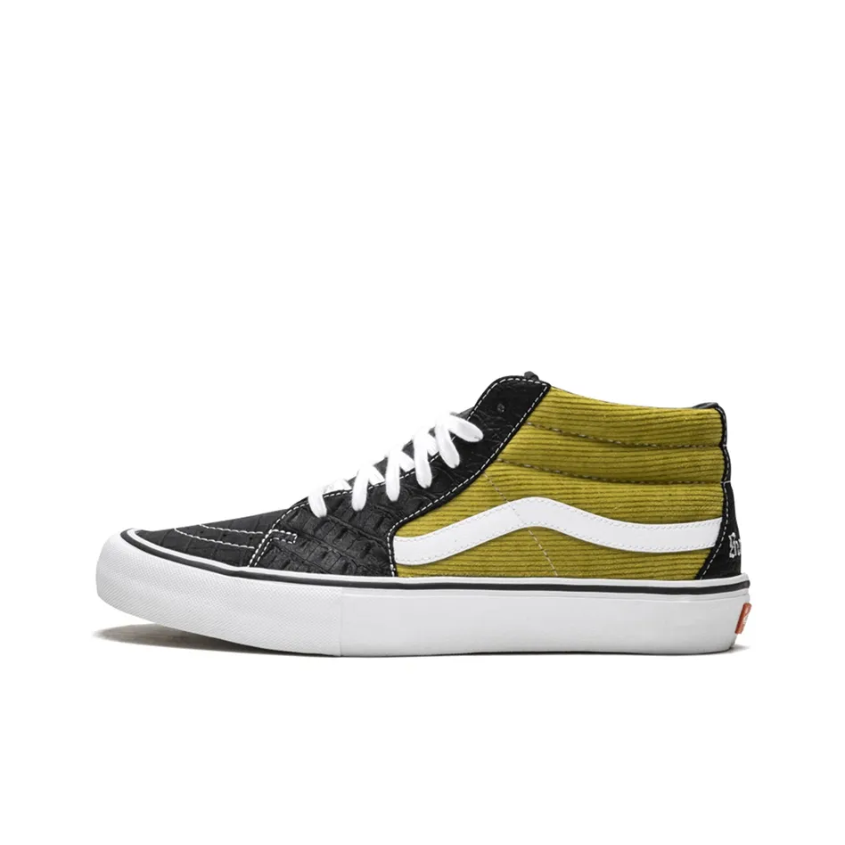 Vans Supreme X SK8 Mid Pro 'Corduroy Croc'