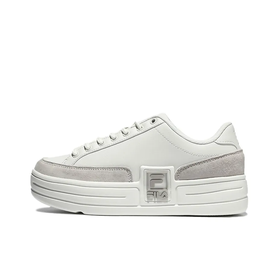 FILA Funky Tennis Flatform Low Sneakers Beige/White