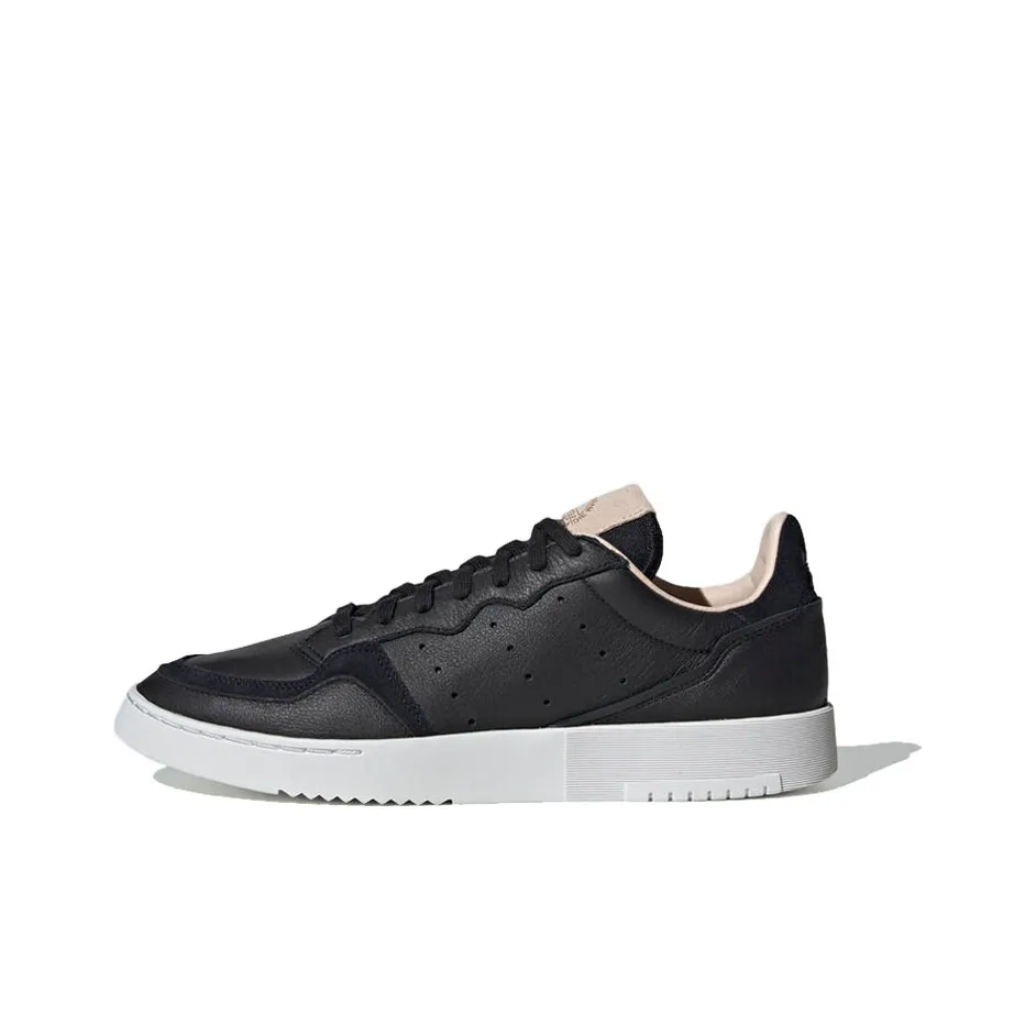 Adidas Originals Super Court Low Топ Кроссовки для скейтбординга Унисекс Черный Розовый