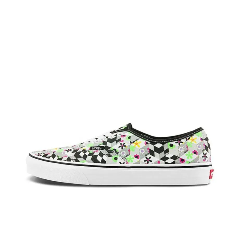 VANS Authentic Series Low Топ Скейтборд Кроссовки Унисекс Черный Белый