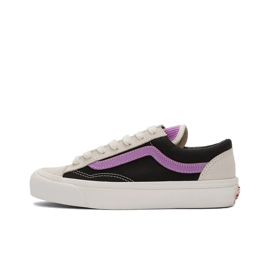 VANS Style 36 Low Топ Скейтборд Кроссовки Унисекс Черный Фиолетовый