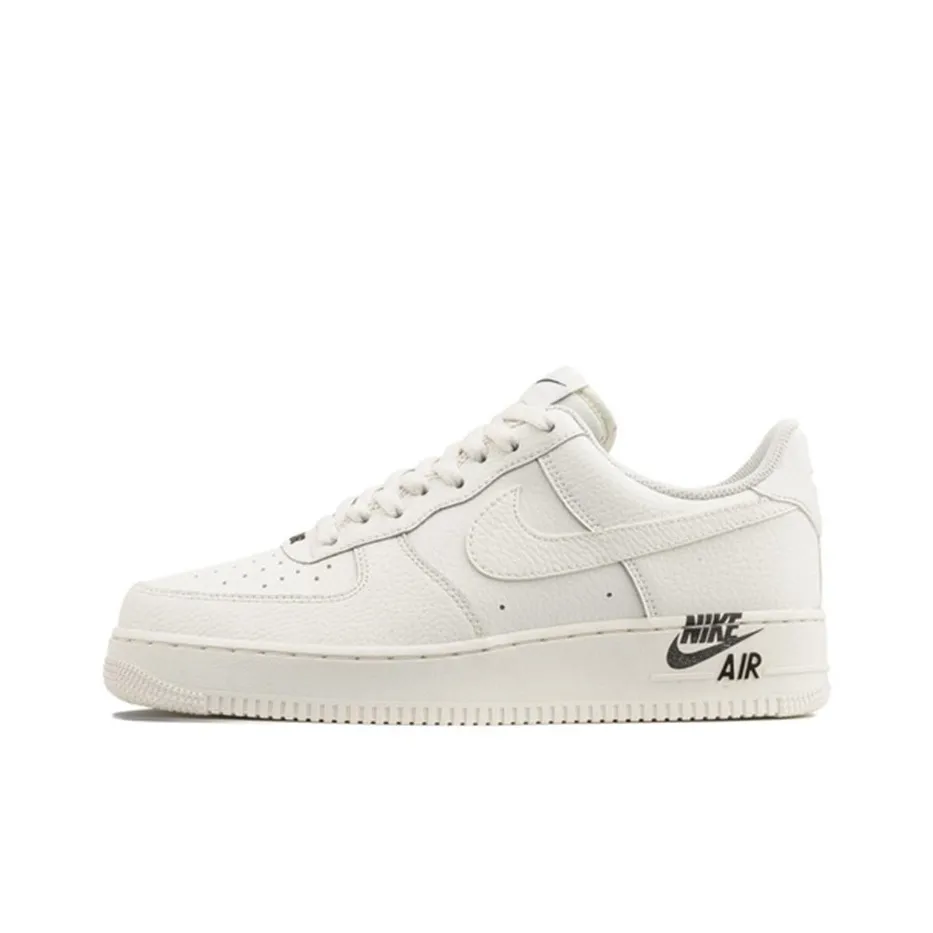 Nike Air Force 1 Force 1 Slip-resistant Abrasion-resistant Low Top Skateboard Shoes Men's White Найк Эйр Форс 1 Форс 1 Противоскользящие Устойчивые к истиранию Низкий Топ Скейтборд Кроссовки Мужские Белые