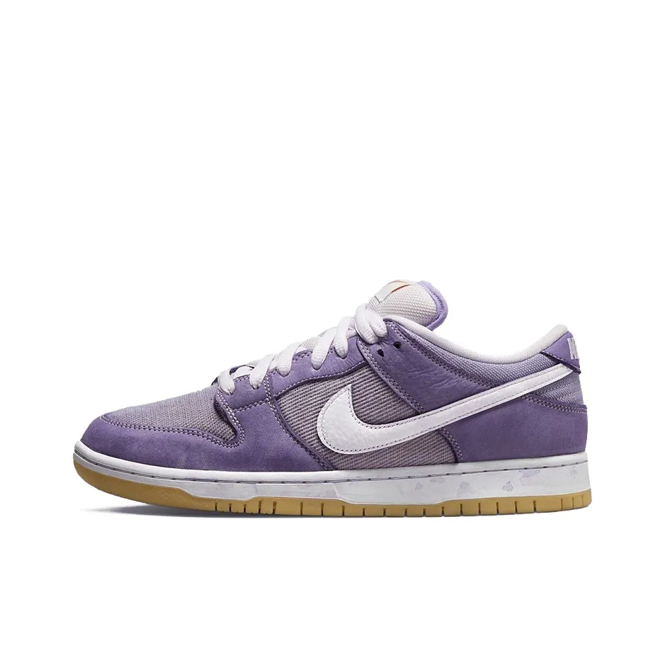 Nike Sb Dunk Low Pro Iso Orange Label Unbleached Pack Lilac