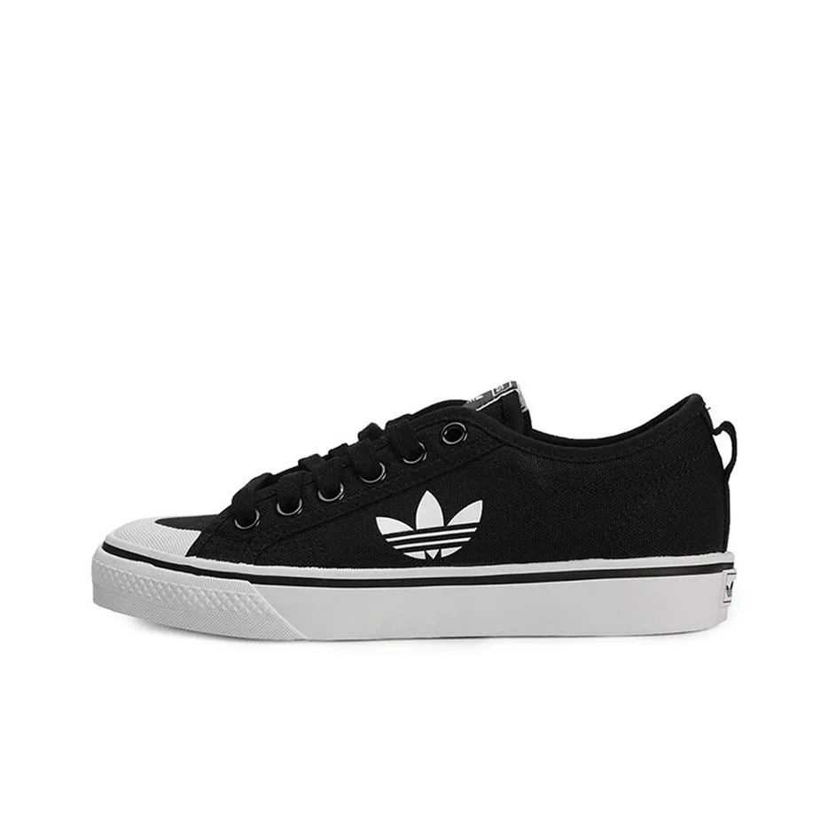 Adidas Originals Nizza Trefoil Core Black Crystal White Women's