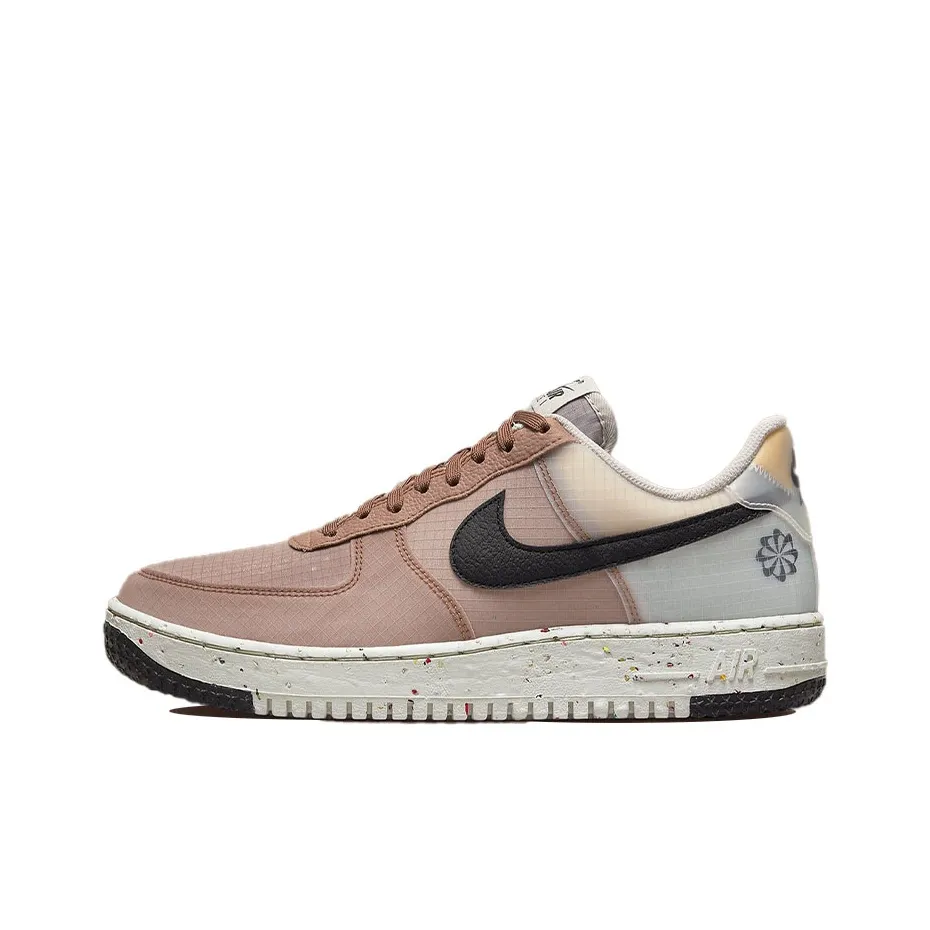Nike Air Force 1 Skateboard Shoes Men Low Top Brown/White