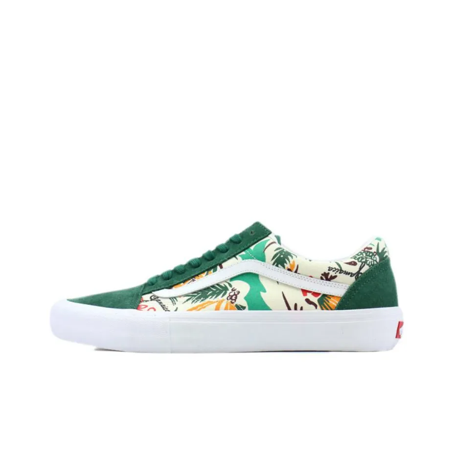 CONCEPTS x Vans Old Skool Collection Jamaica Low Top Скейтборд Кроссовки Унисекс Зеленый