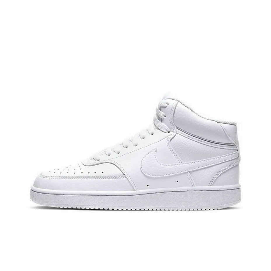 Nike Court Vision Mid Triple White Women's