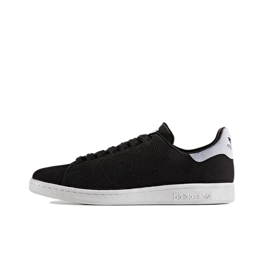 Adidas Originals Stan Smith Slip-on Resistant и Breathable Скейтбординг Кроссовки Мужские Обсидиановый Черный