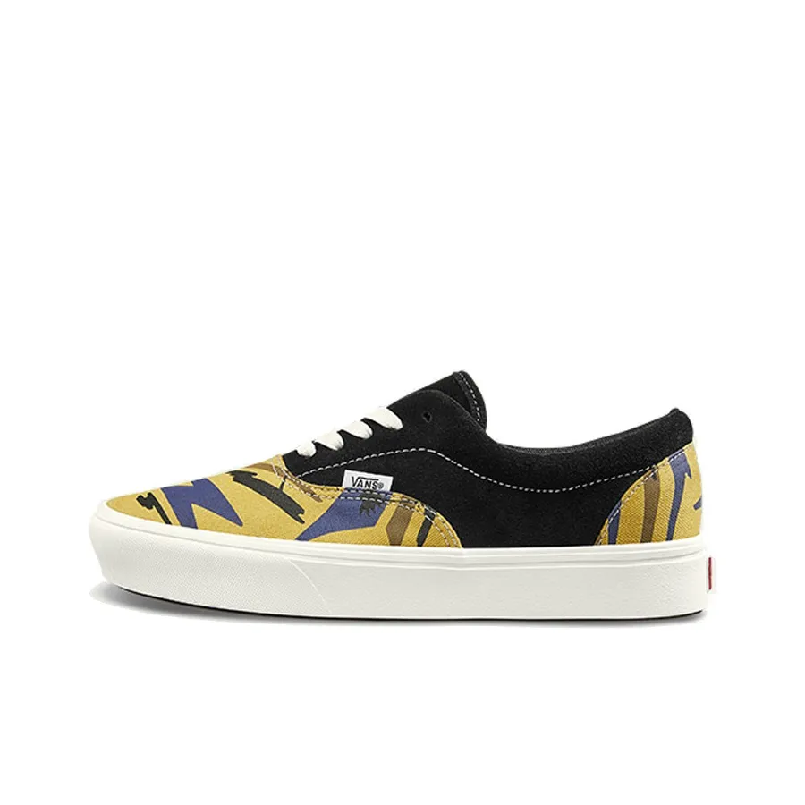 VANS Era UA ComfyCush LX Low Топ Скейтборд Кроссовки Унисекс Черный Желтый